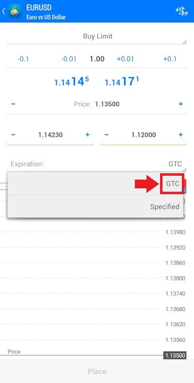 GTC 选项