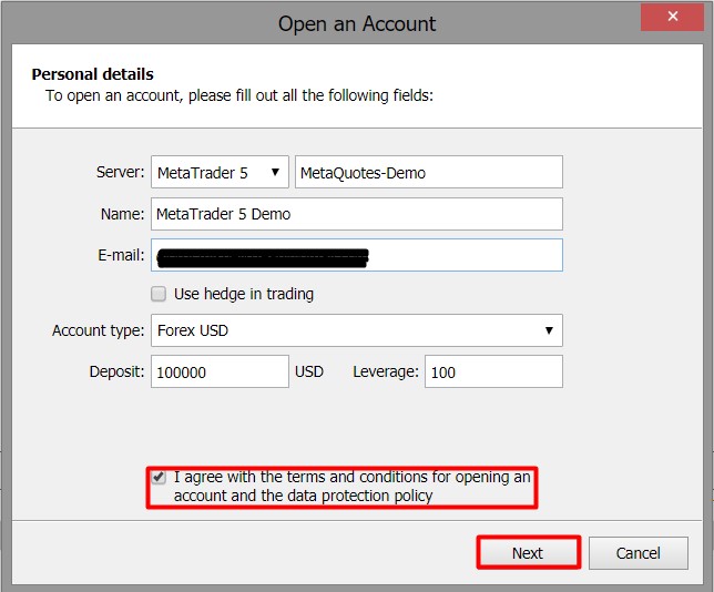 How To Open A Demo Account In Metatrader 5 - 