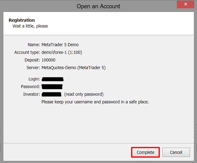 How To Open A Demo Account In Metatrader 5 - 