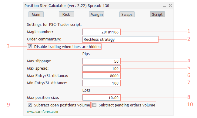 Position Size Calculator For Metat!   rader - 